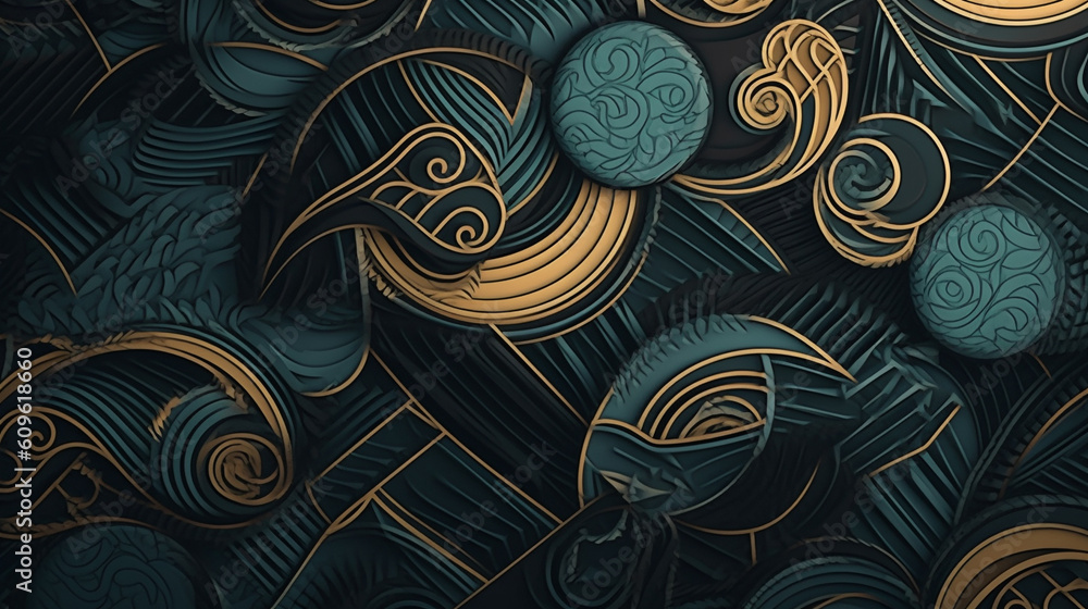 Wall mural abstract dark atmosphere pattern pattern