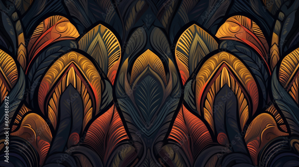 Wall mural abstract dark atmosphere pattern pattern