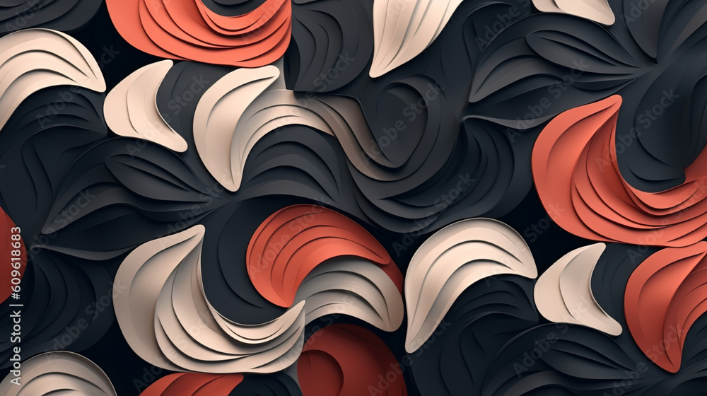 Wall mural abstract dark atmosphere pattern pattern