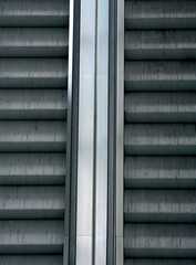 Escalator in office district in Berlin, Germany.