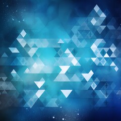 Fototapeta premium Background abstract blue and white triangle