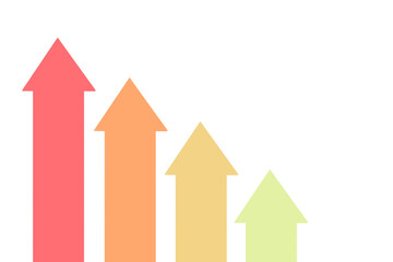 growth rise go up soaring prices price increase rush illustration