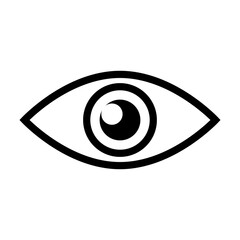 Simple beautiful eye icon. Vector.
