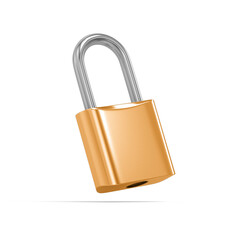 3D Render Padlock