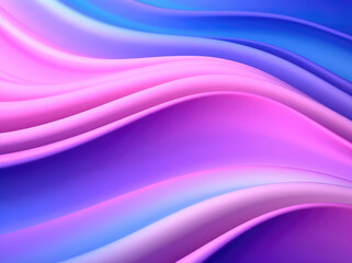 Abstract background of smooth lines in pastel tone purple, pink and blue color