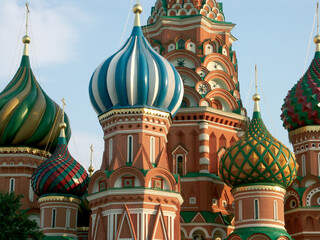 Fototapeta na wymiar Orthodox church in Moscow, Russia.