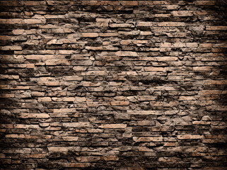 Black brick wall texture and wood floor 01