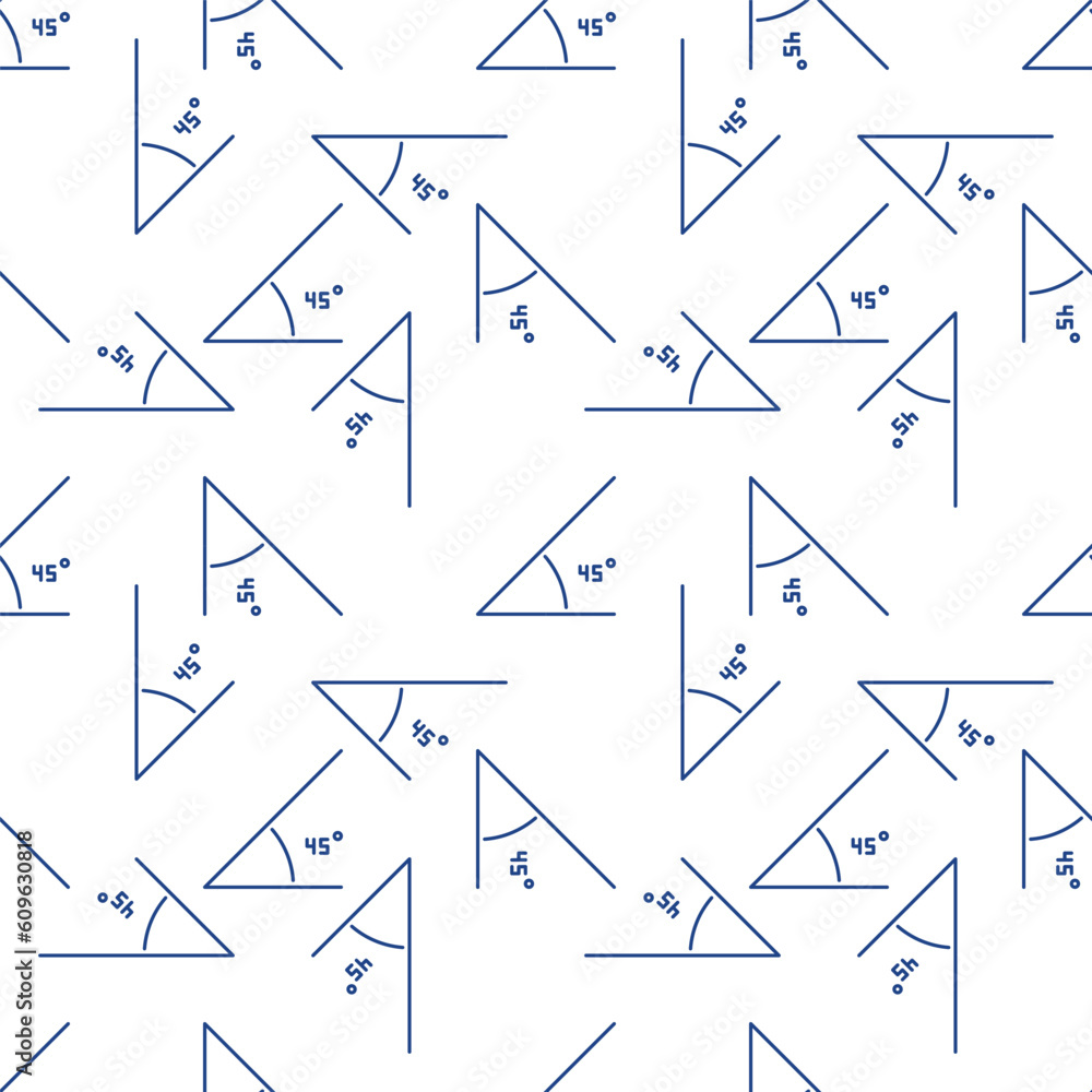 Poster 45 degree angle vector mathematics corner concept line seamless pattern