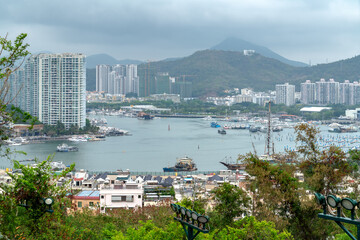 Fototapeta na wymiar Cityscape of Sanya, Hainan, China