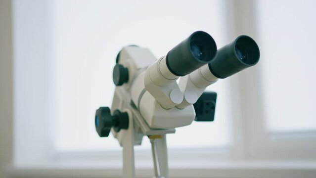 gynecology office in a clinic with a modern colposcope and medical instruments Obstetrics gynecology concept