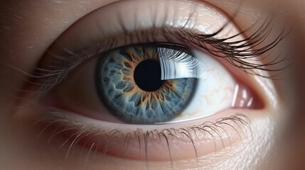 Obraz premium Ethereal Depths: A Captivating Glimpse into Azure Vision