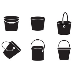 bucket icon vector