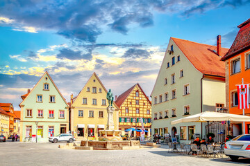 Altstadt, Weißenburg in Bayern, Deutschland 