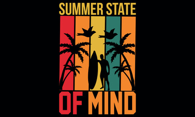 Fototapeta premium retro vintage t shirt design striped sunset graphics. you can edit and use in your projects