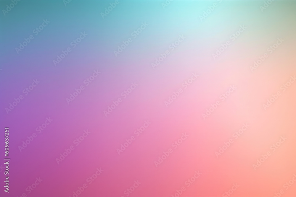 Poster colorful gradient with blue, orange and purple background for web design