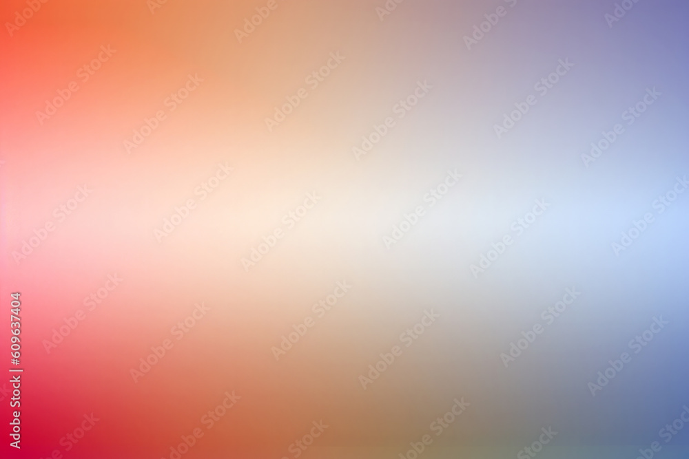 Poster blurred colorful gradient with red, orange and blue background