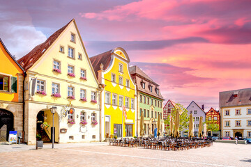 Fototapeta na wymiar Altstadt, Weißenburg in Bayern, Deutschland 