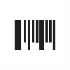 barcode icon vector logo template