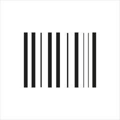 barcode icon vector logo template