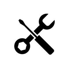wrench and screwdriver icon