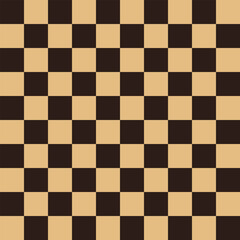 Cute pattern geometric cute brown style. square table pattern brown pastel color chess grid background. Abstract,vector,illustration.Texture,clothing,wrapping,decoration,carpet,wallpaper.