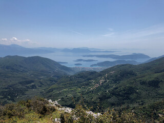 Obraz premium Panoramic view on the island of Lefkas in Greece