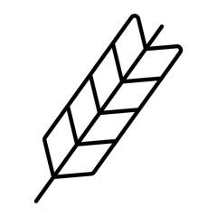 Wheat Outline Icon