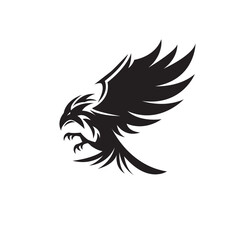 Obraz premium Abstract eagle logo illustration design