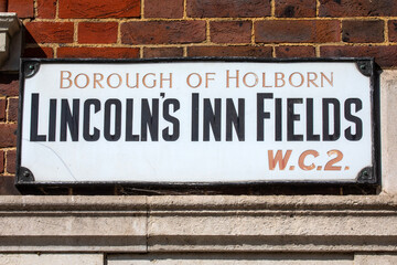 Lincolns Inn Fields in London, UK