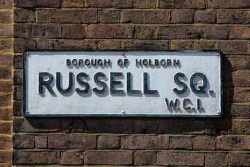Russell Square in London, UK