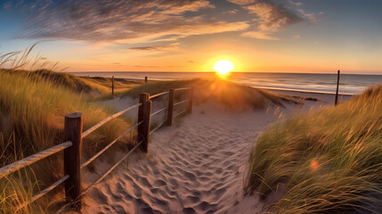  Panoramic Sunrise View of Sylt Island in Schleswig-Holstein