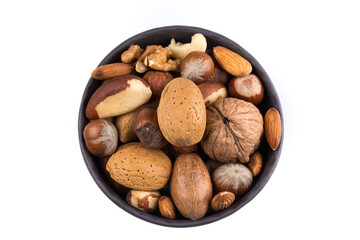 Nuts mix in bowl