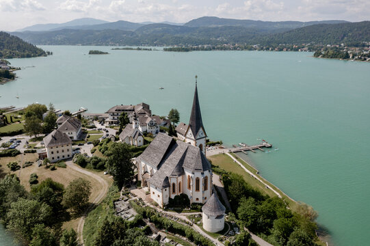 Maria W&ouml;rth, Pfarrkirche, K&auml;rnten am W&ouml;rthersee