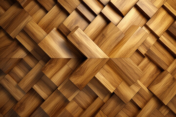 Wooden pattern panel with wooden background, Generative AI