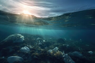 Plastic Waste Contaminating Marine Environment