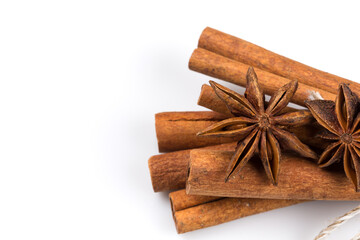 Stars anise and Cinnamon