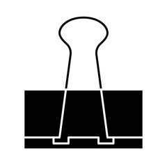 Solid Binder Clip design vector icon design vector line icon svg