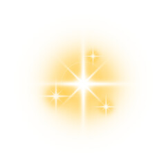 gold light sparkle star