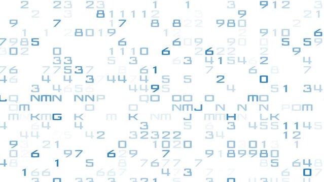 sfondo, monitor, numeri,  concetto elaborazione dati, analisi