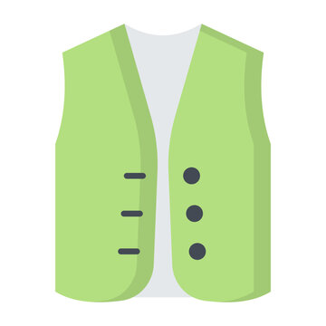Vest Flat Icon