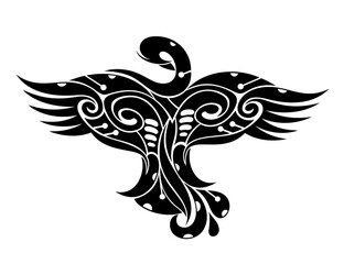 Eagle symbol  on a white background.
