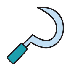 Filled Line SICKLE design vector icon design vector line icon svg