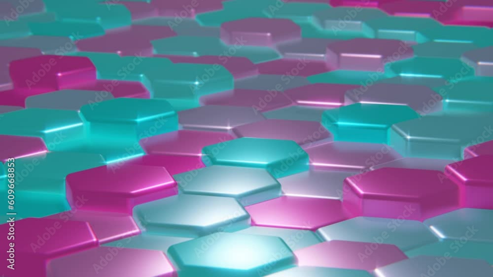 Poster abstract 3d background sci-fi hi-tech 80s retrowave seamless loop. vaporwave synthwave videogame neo