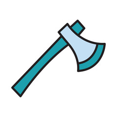 Filled Line HATCHET design vector icon design vector line icon svg
