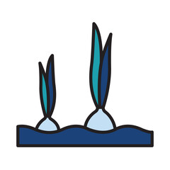 Filled Line ONION design vector icon design vector line icon svg