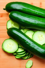 Fresh cucumber generative ai