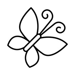 BUTTERFLY design vector icon design vector line icon svg