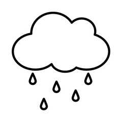 RAINY DAY design vector icon design vector line icon svg