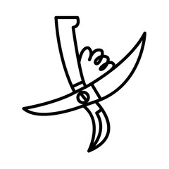 PRUNERS design vector icon design vector line icon svg