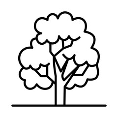 TREE design vector icon design vector line icon svg